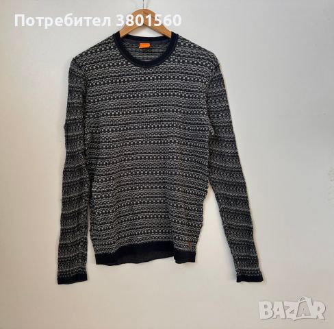 Памучен пуловер Hugo Boss, снимка 1 - Пуловери - 45116128