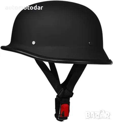 Каска за мотор чопър ретро канче мат