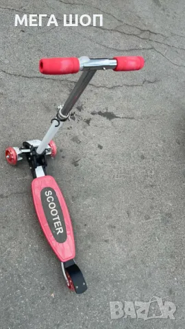 Детски скутер с възможност за регулиране на височината и светещи колелета, снимка 11 - Детски велосипеди, триколки и коли - 50173482