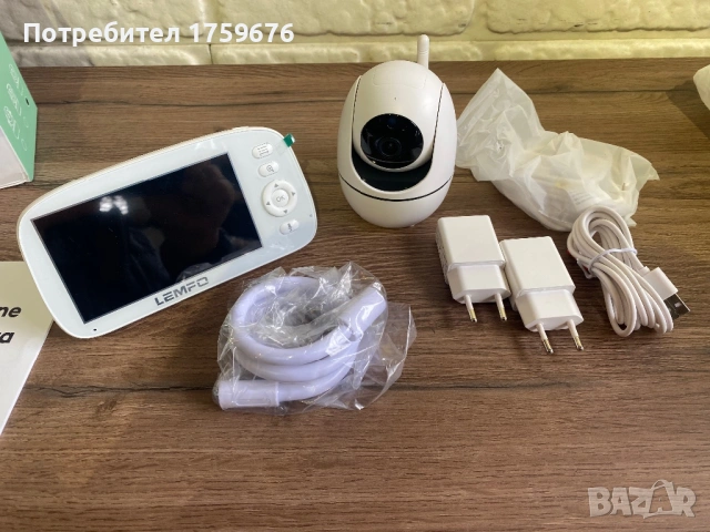 видео бебефон с 5-инчов LCD, снимка 3 - Други - 54050911