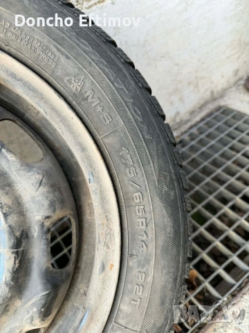 Джанти +гуми 14” 4*100, снимка 3 - Гуми и джанти - 53744024