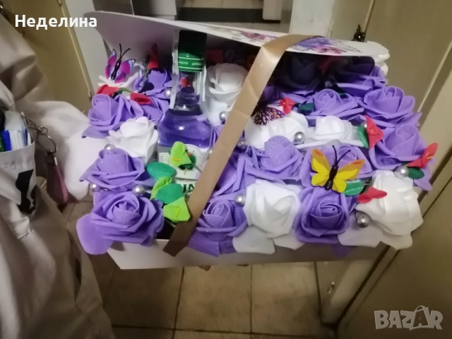 Цветя и вино в кутия , снимка 9 - Други - 51571373