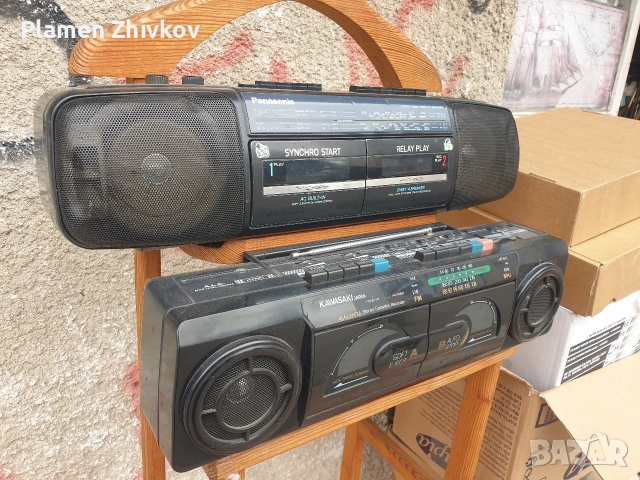 два стари допел дека /касетофони / Панасоник и Кавазаки / , снимка 4 - Антикварни и старинни предмети - 54039121