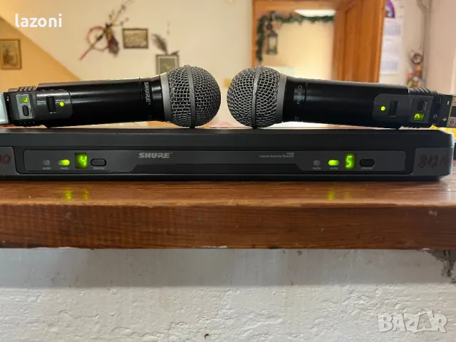 Микрофон Shure двоен, снимка 5 - Микрофони - 49961704