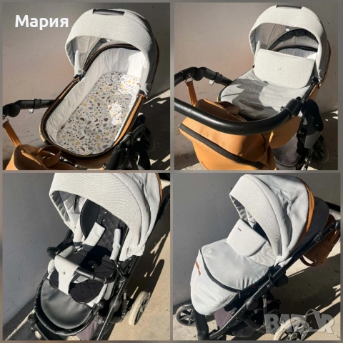 Bexa-Бебешка количка 2в1 Ideal 2.0, снимка 2 - Детски колички - 53889542