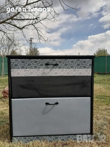 Винтидж шкаф за обувки , снимка 3 - Шкафове - 53144376