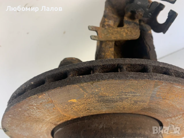 Преден ляв шенкел лагер главина спирачен диск апарат Seat Altea (04-09)г. 1.9 TDI 105к.с., снимка 2 - Части - 50824444
