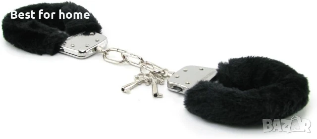 Черни космати белезници за ръце от ‎ Sportsheets