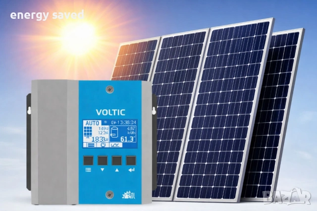 VOLTIC  Соларен контролер за ДИРЕКТНО ЗАГРЯВАНЕ НА БОЙЛЕР със ФОТОВОЛТАИЧНИ  панели.