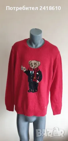 POLO Ralph Lauren Bear Cotton/ Len Mens Size XL НОВО! ОРИГИНАЛ! Мъжки Пуловер !, снимка 12 - Пуловери - 48224243