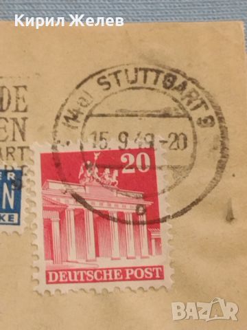 Два стари пощенски пликове с марки и печати Германия за КОЛЕКЦИЯ ДЕКОРАЦИЯ 46071, снимка 4 - Филателия - 46397677