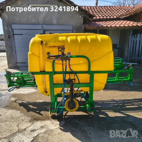 Пръскачка навесна щангова 600лира 12м, снимка 6 - Селскостопанска техника - 53816811