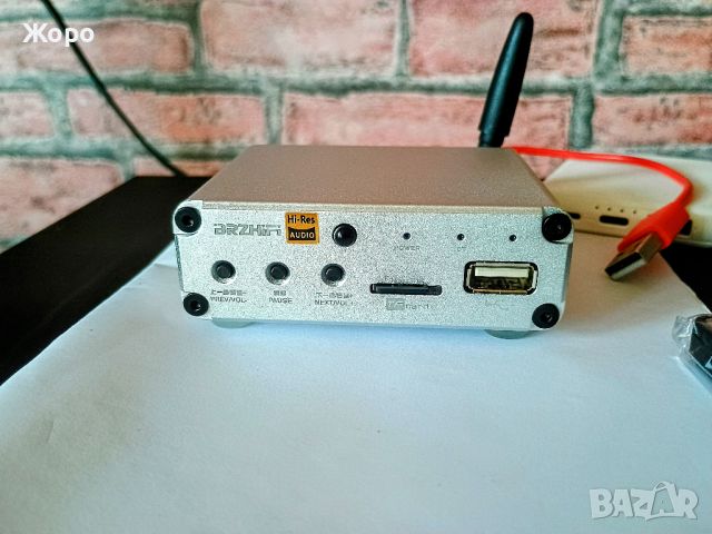 ⏯️Клип. Aluminium Sabre ES9018 Dual DAC / HiRes Player USB / Bluetooth/ Preamp, снимка 7 - Ресийвъри, усилватели, смесителни пултове - 46646827