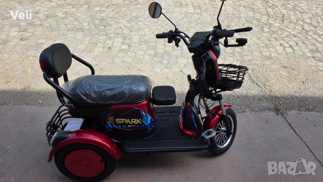 Електрическа двуместна триколка 1500W,60V, снимка 11 - Мотоциклети и мототехника - 51611771