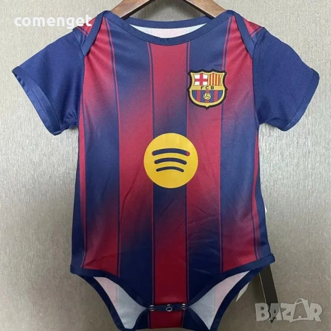 БЕБЕШКИ бодита AL NASSR RONALDO, MESSI MIAMI, REAL MADRID, BARCELONA, JUVENTUS, MILAN, PSG, INTER!, снимка 3 - Бодита за бебе - 53760328