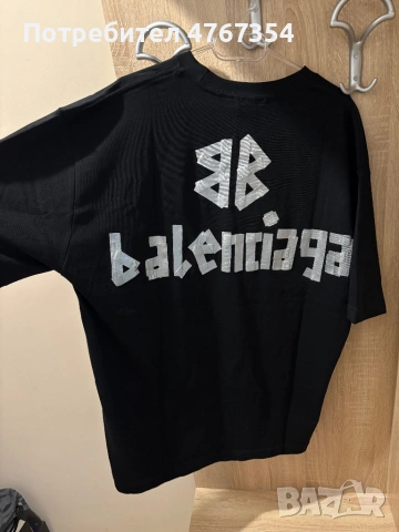 Мъжка тениска Balenciaga, снимка 3 - Тениски - 53857016