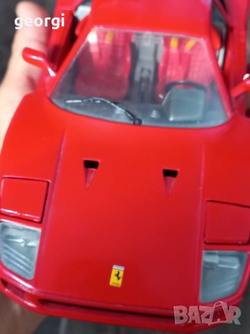 Колекционерска количка Ferrari F-40 1:18 Tonka , снимка 2 - Колекции - 46673812