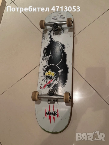 Nomad Skateboard Complete – Tiger Graphic – Много запазен