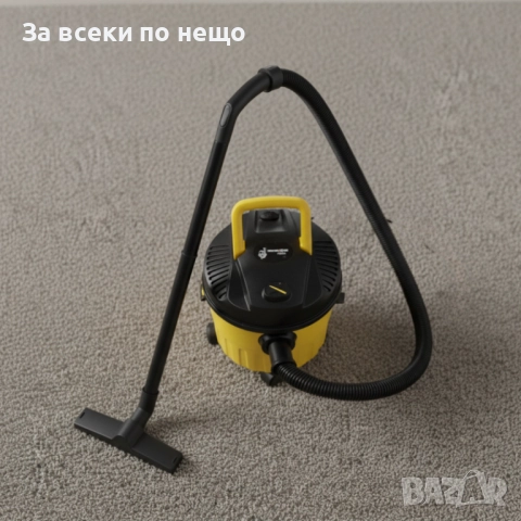 Мощна прахосмукачка за сухо и мокро почистване с 10L контейнер, снимка 3 - Прахосмукачки - 52666570