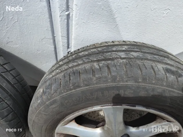 Алуминиеви джанти с гуми за Тойота , снимка 5 - Гуми и джанти - 50190561