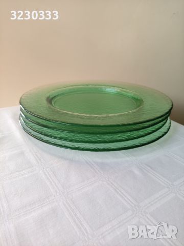 Стъклени цветни големи чинии ТОП цена, снимка 3 - Други - 45417313