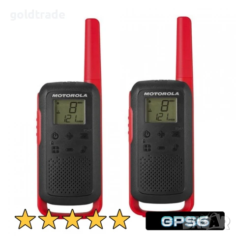 Радиостанции Motorola t62 talkabout уоки токи walkie talkie, снимка 2 - Друга електроника - 50622107