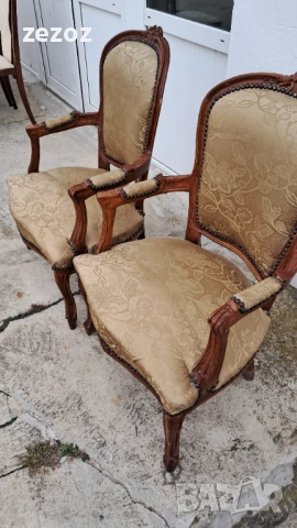 Кресла ретро орех №064, снимка 3 - Дивани и мека мебел - 53561952