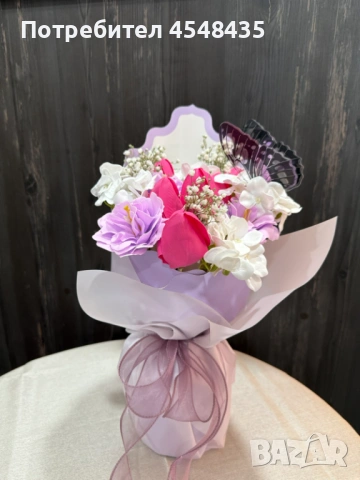 Подаръчни кутии, кошници и букети от изкуствени цветя, снимка 7 - Други - 53665069
