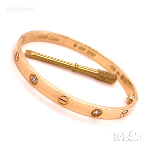 Златна дамска гривна Cartier 27,13гр. 14кр. проба:585 модел:36900-5