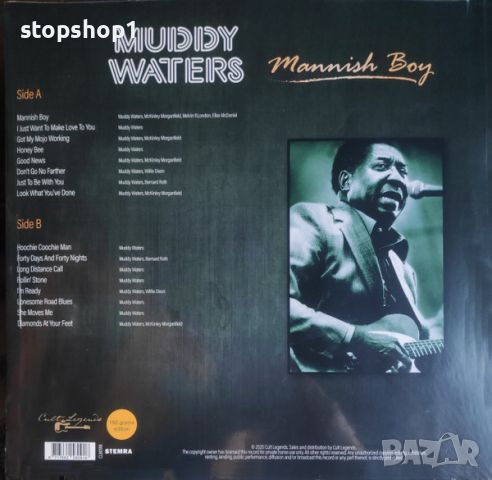 Нова плоча винил Muddy Waters Mannish Boy , снимка 2 - Грамофонни плочи - 46099221