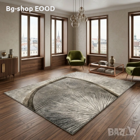 Модерен килим 120x160 см, 3D ефект, геометричен, неплъзгащ се, снимка 5 - Килими - 53932616