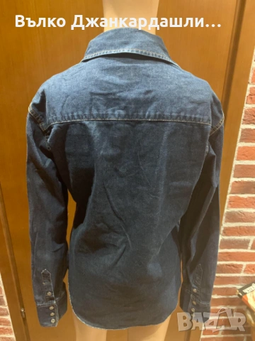 Риза деним Calvin Klein Jeans, размер М, снимка 2 - Ризи - 53768571