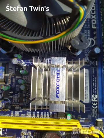 Дънна платка Foxconn 45CMX + Чисто нов процесор Intel(R) Core(TM)2 Duo CPU E8400 3.00GHz Ram: 3GB , снимка 9 - Процесори - 45641827