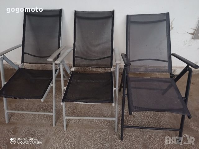 сгъваем стол, шезлонг за плаж, сгъваем стол с много позиции , снимка 17 - Градински мебели, декорация  - 45521270