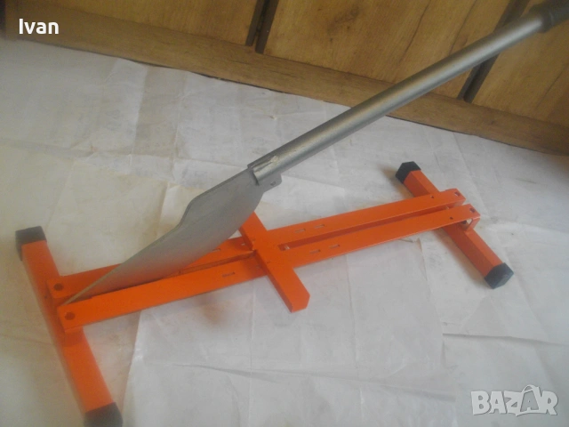 НОВА голяма масивна немска лостова ръчна ГИЛОТИНА РЕЗАЧКА ЗА ЛАМИНАТ 80 см/5,0 кг, снимка 3 - Други инструменти - 54033339