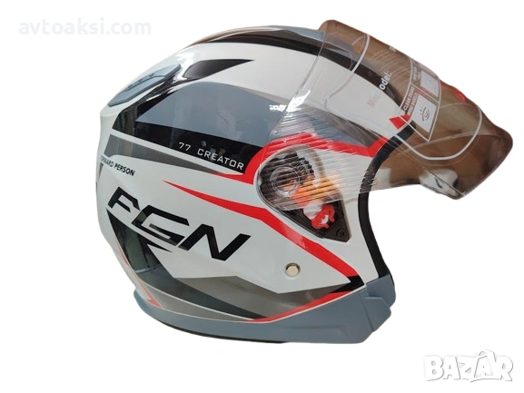 Каска за Мотор/Скутер/АТВ -8883, снимка 3 - Аксесоари и консумативи - 54222562