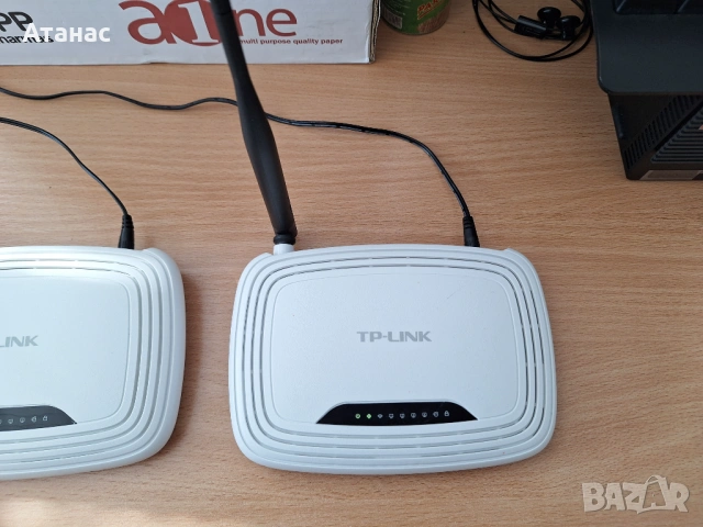 2бр. Рутери TP-Link TL-WR740N, снимка 6 - Рутери - 53781274