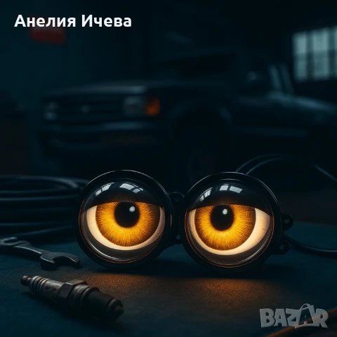 Комплект 3D LED очи,дневни светлини за автомобили , снимка 3 - Аксесоари и консумативи - 51430288