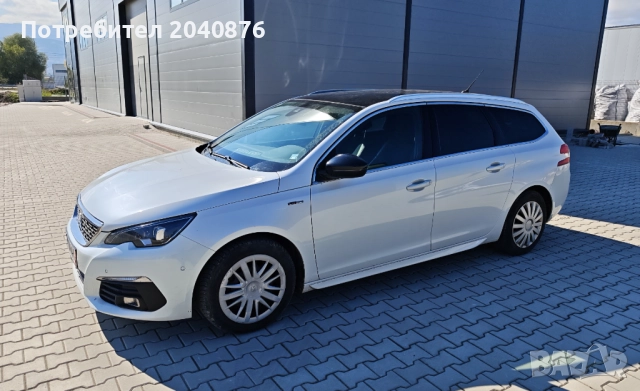 Peugeot 308 SW, 2018г. бензин 1.2, 130 к.с. GT-line, внос от Швейцария, снимка 2 - Автомобили и джипове - 52255179