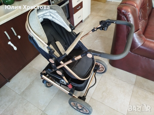 Бебешка количка Лорели Лора Lorelli Lora сет 3 в 1, снимка 2 - Детски колички - 52033926