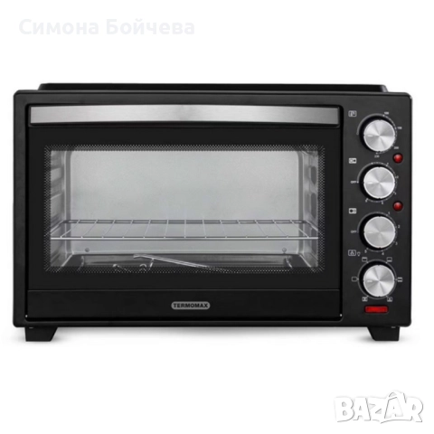 Компактна печка Termomax – фурна + два керамични котлона в едно, снимка 6 - Печки, фурни - 52819430