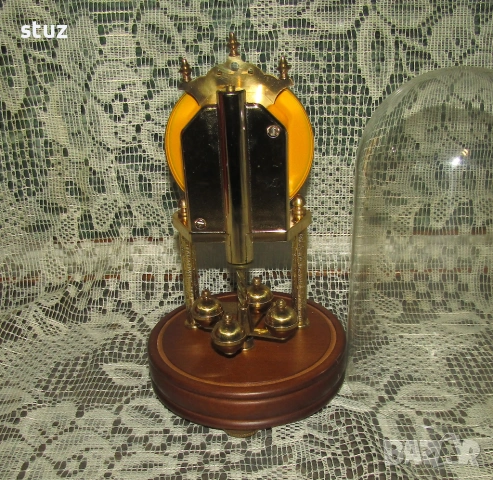 Немски настолен часовник Hermle с въртящи се сфери, снимка 8 - Антикварни и старинни предмети - 53596416