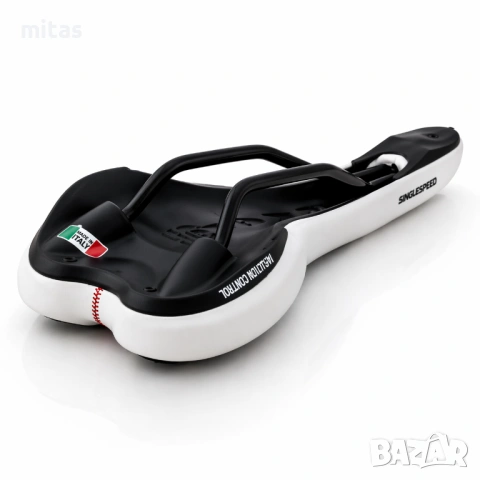 Седалка за велосипед Selle Monte Grappa Liberty, бяла, Made in Italy, снимка 7 - Аксесоари за велосипеди - 47369977