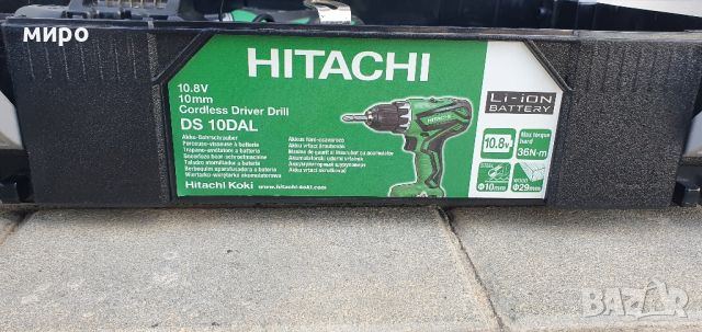 Винтоверт Hitachi 10,8V DS 10DAL, снимка 4 - Винтоверти - 46717035