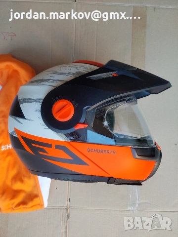 Модуларна каска Шуберт Schuberth Е1 L за мотор / мотоциклет, снимка 3 - Аксесоари и консумативи - 53791333