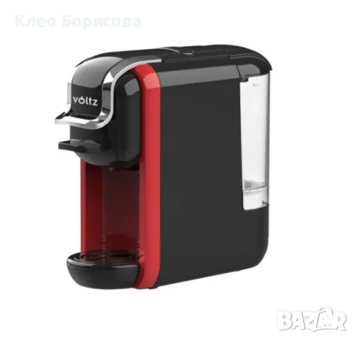 Кафемашина 8в1 "Поддържа всички капусли" Voltz 19 бара/ 1650W, черно с червено, 2 ГОДИНИ ГАРАНЦИЯ, снимка 5 - Други стоки за дома - 49277059