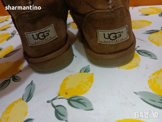 UGG Australia N 35 Кожени ботуши, снимка 4 - Дамски боти - 53360263