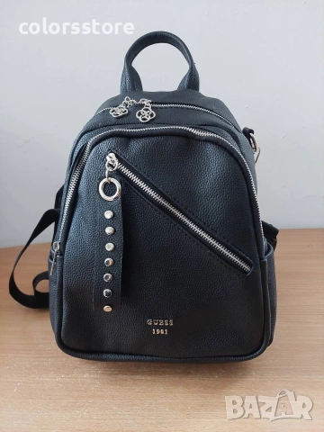 Луксозна Черна раница Guess/SG53x, снимка 2 - Раници - 53689577