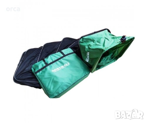 Живарник Mistrall Pro Carp 4.00м с чанта 55x45см състезателен риболов, снимка 3 - Такъми - 53355352
