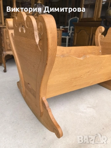 Винтидж люлка (01-055), снимка 2 - Градински мебели, декорация  - 53566592